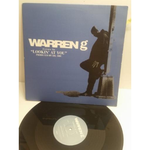 WARREN g FEATURING Toi "looking' at you PRODUCED BY DR. DRE mcst40275. 12" SINGLE