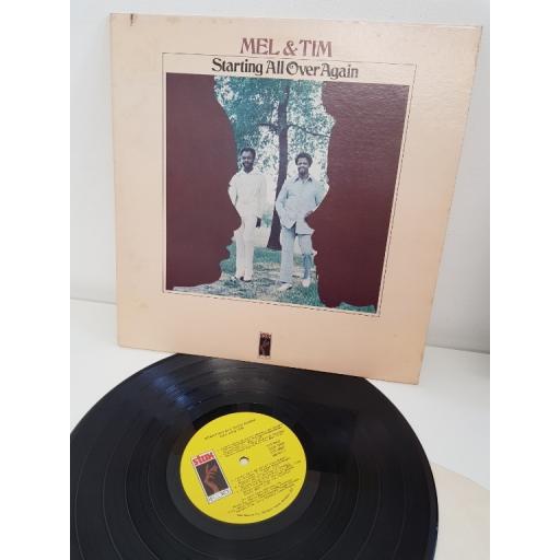 MEL & TIM, starting all over again, STS-3007, 12" LP