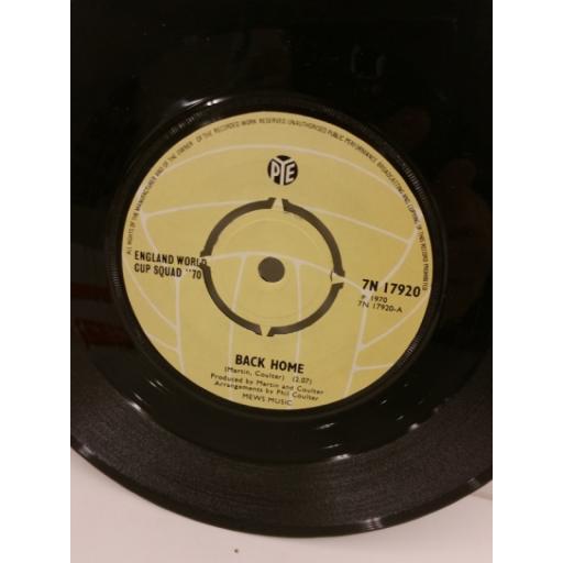 ENGLAND WORLD CUP SQUAD '70 back home, 7 inch single, 7N 17920