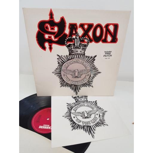 SAXON, strong arm of the law, CAL 120, 12" LP GATEFOLD SLEEVE
