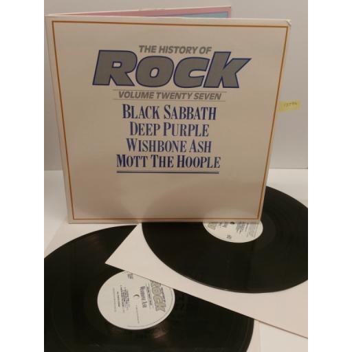 VARIOUS ARTISTS INCLUDING BLACK SABBATH DEEP PURPLE, the history of rock volume twenty seven, HRL 027