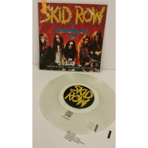 SKID ROW i remember you, 10 inch single, clear vinyl, limited edition, A 8886 TE