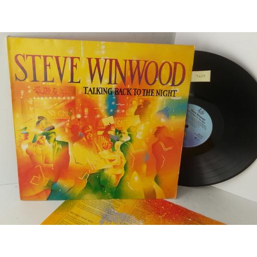SOLD: STEVE WINWOOD talking back to the night, 204 771