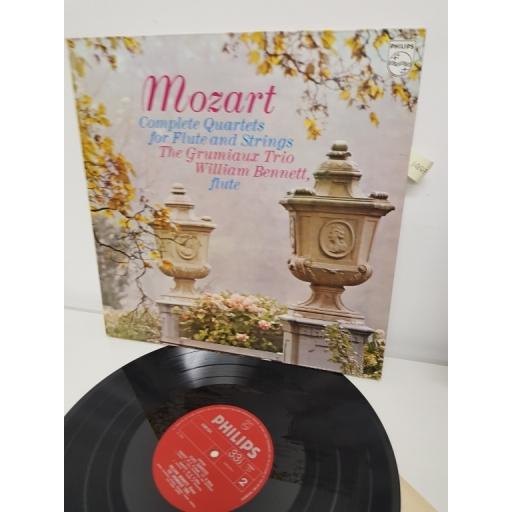 MOZART - GRUMIAUX TRIO, WILLIAM BENNETT, complete quartets for flute and strings, 6500 034, 12" LP