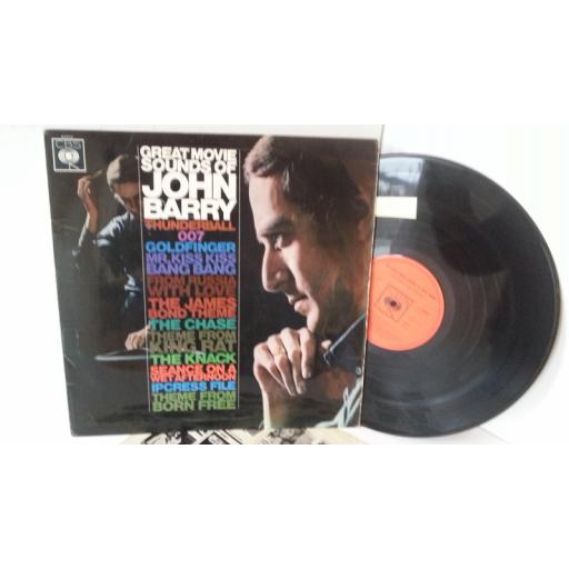 JOHN BARRY AND HIS ORCHESTRA the great movie sounds of john barry, 62402