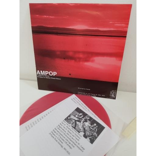 AMPOP, made for market, side B made for market plastik remix, VAN 41, RED VINYL, 7'' single