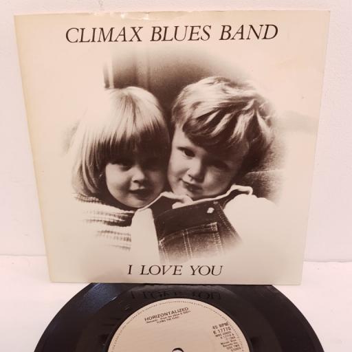 CLIMAX BLUES BAND, I love you, B side horizontalized, K 17770, 7" single