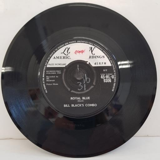 BILL BLACK'S COMBO, hearts of stone, B side royal blue, 45-HLU 9306, 7" single