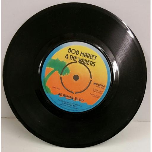 BOB MARLEY & THE WAILERS no woman, no cry, 7 inch single, WIP 6244