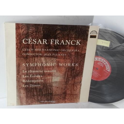 CESAR FRANCK, CZECH PHILHARMONIC ORCHESTRA symphonic works, SUA ST 50800