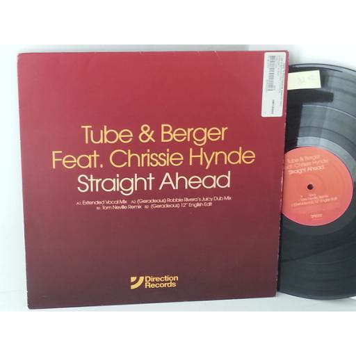 TUBE & BERGER FEAT CHRISSIE HYNDE straight ahead, 6746226, 12 inch single, 4 tracks