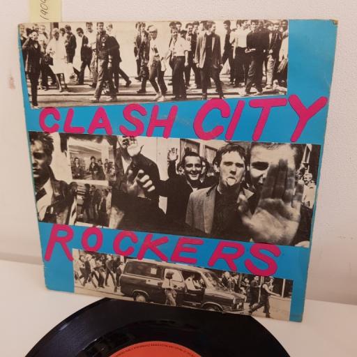 THE CLASH, clash city rockers, B side jail guitar doors, S CBS 5834, 7" single