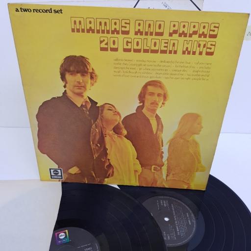 THE MAMAS & THE PAPAS, 20 golden hits, ABCD 604, 2x12" LP, compilation