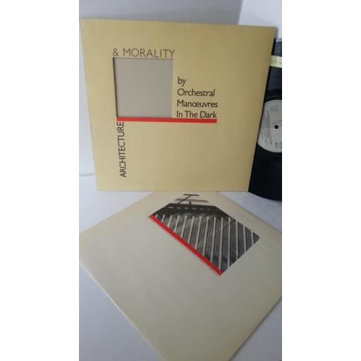 ORCHESTRAL MANOEUVRES IN THE DARK architecture & morality, die cut sleeve, 204 016-320