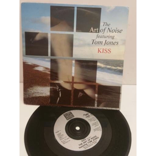 THE ART OF NOISE featuring TOM JONES Kiss. 7 inch picture sleeve. CHINA 11