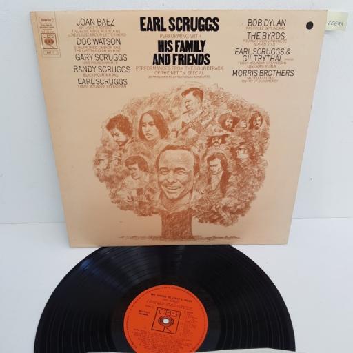 EARL SCRUGGS PERFORMING WITH HIS FAMILY AND FRIENDS, S 64777, 12" LP