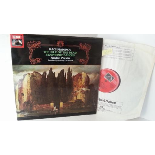 RACHAMINOV, ANDRE PREVIN, LONDON SYMPHONY ORCHESTRA the isle of the dead symphonic dances, ASD 3259