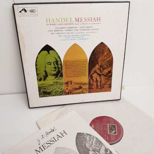 Sir Charles Mackerras ‎– Handel Messiah, SLS 774, 3x12" LP, box set