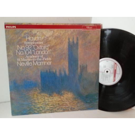 NEVILLE MARRINER haydn symphonies. no. 92 "oxford", no. 104 "london"DIGITALLY REMASTERED