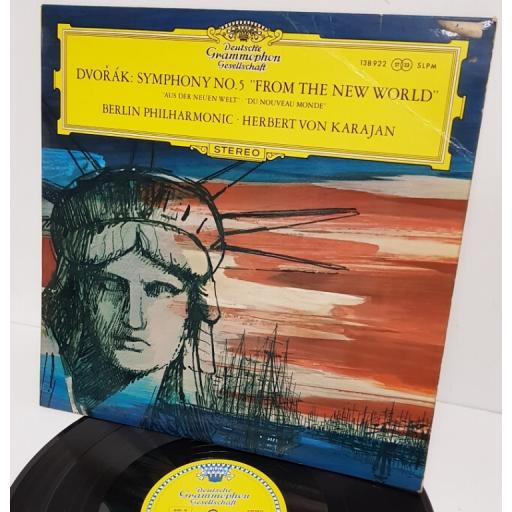 ANTON DVORAK, herbet von karsjan - ''from the new world'', 138922, 12''LP. Germany Pressing, Deutsche Grammophon Records, 1964