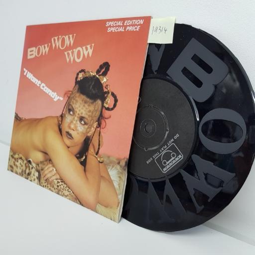 BOW WOW WOW, I want candy, RCA 238, laser etched one sided 7" single