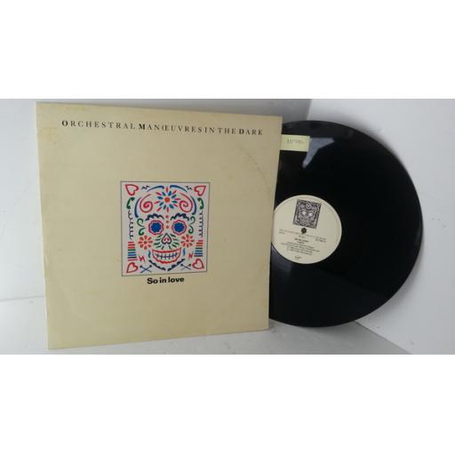 ORCHESTRAL MANOEUVRES IN THE DARK so in love, 12 inch single, VS 766-12