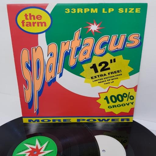 THE FARM, spartacus, MILK LP1, 12" LP. PLUS 12" RE-MIX EP