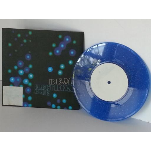 R.E.M electron blue, 7 inch single, blue sparkling vinyl