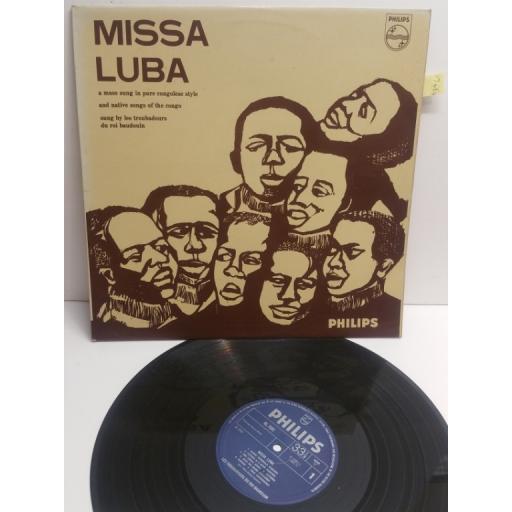 Sung by LES TROUBADOURS DU ROI BAUDOUIN, MISSA LUBA a mass sung in pure congolese style BL7592