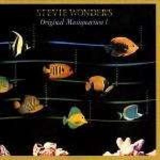 STEVIE WONDER'S Original Musiquarium I. "fish" embossed gatefold double album...