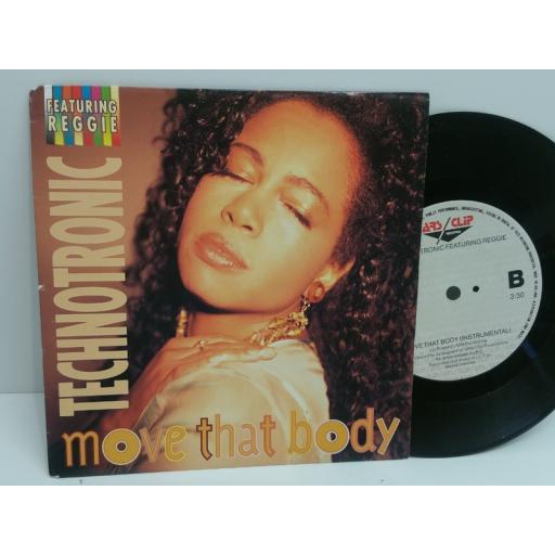 TECHNOTRONIC featuring Reggie, move that body. 7 inch picture sleeve. ars 656837
