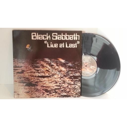 BLACK SABBATH live at last, BS 001
