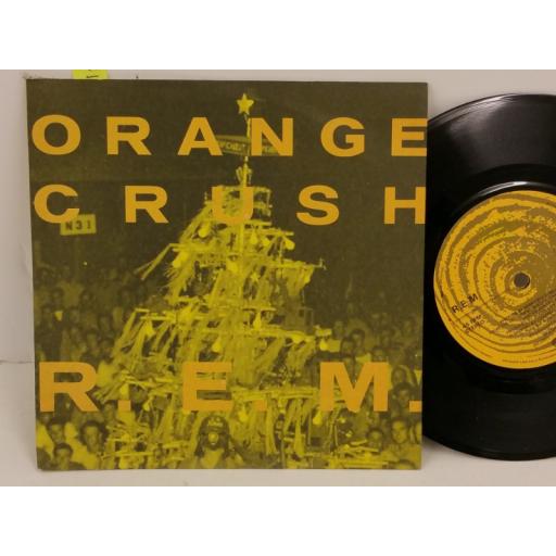 R.E.M orange crush, PICTURE SLEEVE, 7 inch single, W2960