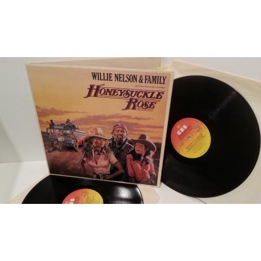 WILLIE NELSON & FAMILY honeysuckle rose: music from the original soundtrack, gatefold, double album, CBS 22080