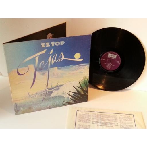 Z Z Top TEJAS. First UK pressing 1976