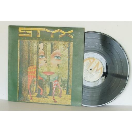 STYX The grand illusion First UK pressing