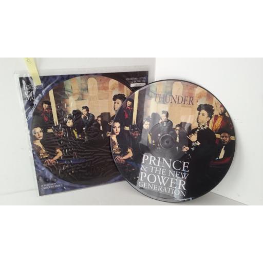 PRINCE AND THE NEW POWER GENERATION thunder, 12 inch picture disc, collectors edition: 18638, W0113TP