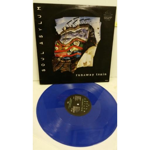 SOUL ASYLUM runaway train, blue vinyl, 12 inch single, 659390 6
