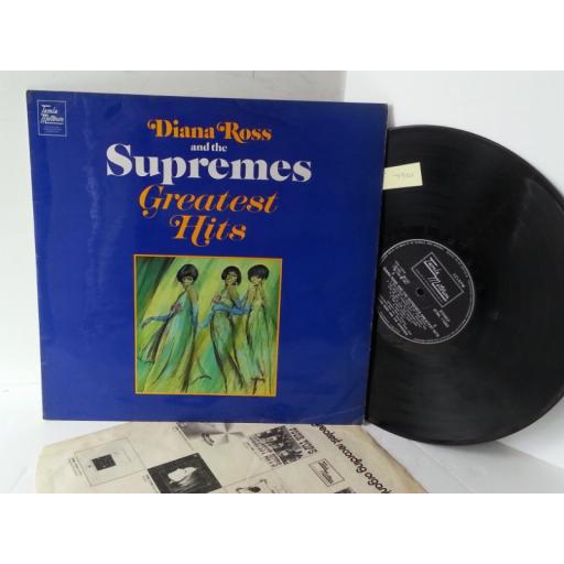 DIANA ROSS AND THE SUPREMES greatest hits, STML 11063