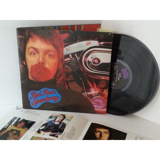 WINGS red rose speedway, gatefold, PCTC 251, includes booklet