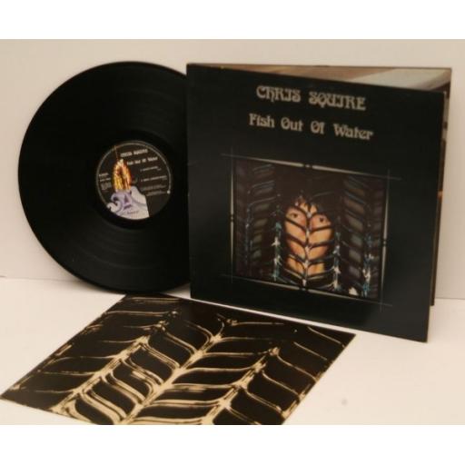 CHRIS SQUIRE, Fish out of water Top copy. Very rare. 1975. Matrix stamp. A2, ...