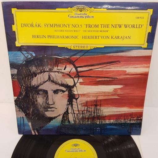 Dvořák / Berlin Philharmonic - Herbert von Karajan ‎– Symphony No. 5 "From The New World", 138 922, 12" LP