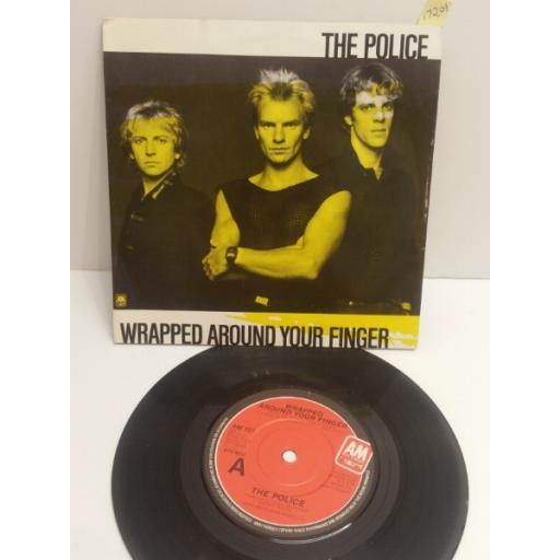 THE POLICE wrapped around your finger AM127. PICTURE SLEEVE 7" SINGLE
