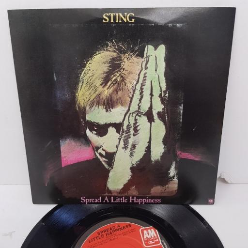 STING, spread a little happiness, B side only you, AMS 8242, 7" single