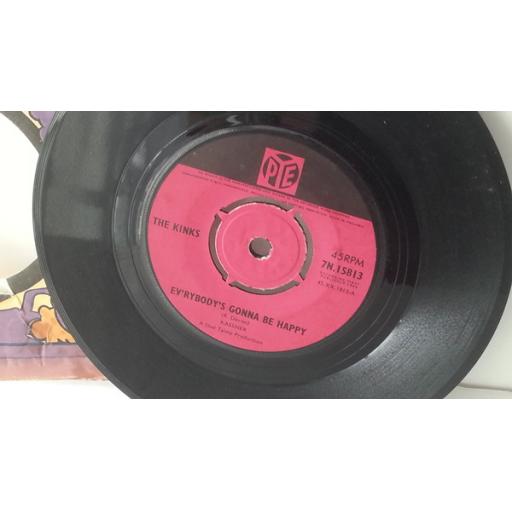 THE KINKS everybody's gonna be happy, 7" single, 7N. 15813