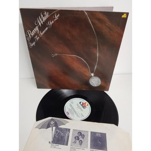 BARRY WHITE, sings for someone you love, BTH 8004, 12" LP