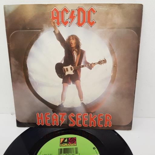 AC/DC, heatseeker, B side go zone, A 9136, 7 inch single