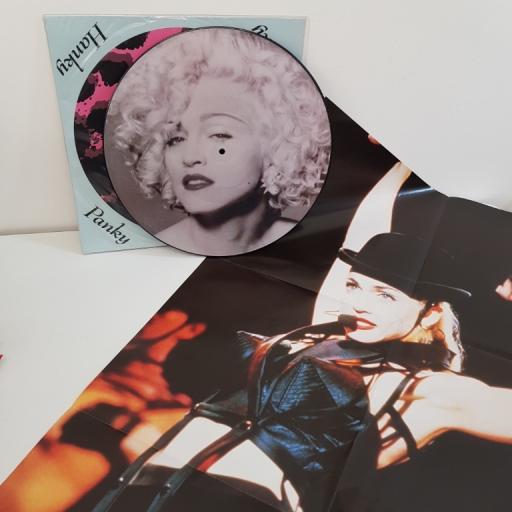 MADONNA, hanky panky, 12" PICTURE DISC, SINGLE, containing limited edition live poster, W9789TP