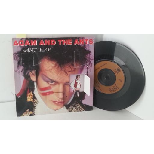 ADAM AND THE ANTS ant rap, window sleeve, 7 inch single, A 1738