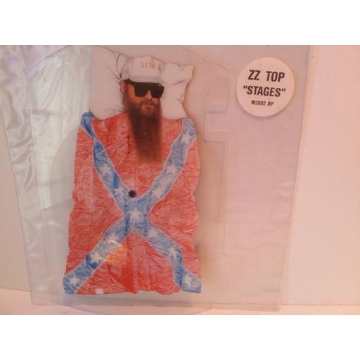ZZ TOP STAGES, Die cut picture disc